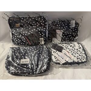 Bang Carson Travel Organizer Set 4 Pc Hanging Makeup Jewelry Bags NWT